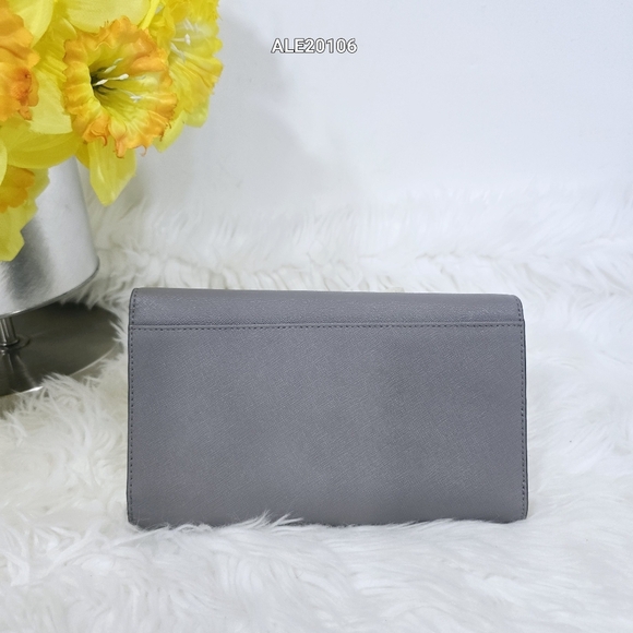 Kate Spade Gray Leather Large Wallet - Picture 3 of 16
